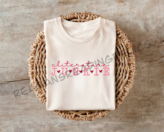 Cliterature Junkie Tshirt